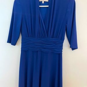 Evan Picone royal blue dress